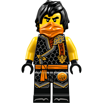 [TOY.CHAN] LEGO 樂高 15619 橘色 忍者頭巾 面罩 圍巾-細節圖2