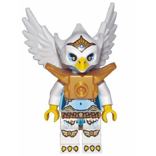 [TOY.CHAN] LEGO 樂高 亮淺藍色 鷹族 Eris 艾瑞絲 頭部 雙面 黃眼 砂藍眼影 3626pb0898-細節圖2