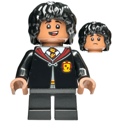[TOY.CHAN] LEGO 樂高 10048 黑色 頭髮 凌亂短髮-細節圖2