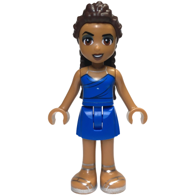 [TOY.CHAN] LEGO 樂高 83345 深棕色 頭髮 長髮 編辮子 馬尾-細節圖2