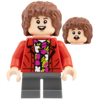 [TOY.CHAN] LEGO 樂高 10048 中膚色 頭髮 凌亂短髮-細節圖2