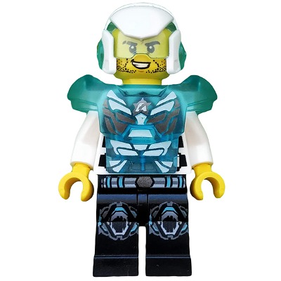 [TOY.CHAN] LEGO 樂高 透明淺藍色 太空胸甲 肩甲 雙夾扣 18827pb02-細節圖2