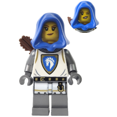 [TOY.CHAN] LEGO 樂高 30381 藍色 斗篷 兜帽-細節圖2