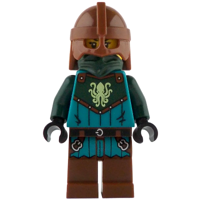 [TOY.CHAN] LEGO 樂高 15619 深綠色 忍者頭巾 面罩 圍巾-細節圖3