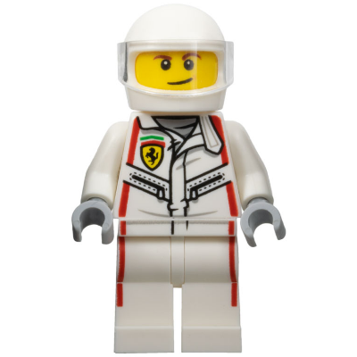 [TOY.CHAN] LEGO 樂高 3626pb1286 黃色 頭部 紅棕眉 白瞳 歪笑 酒窩-細節圖2