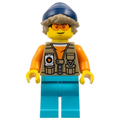 [TOY.CHAN] LEGO 樂高 5492pb03 深沙色 頭髮 帶帽 針織帽印刷-細節圖2