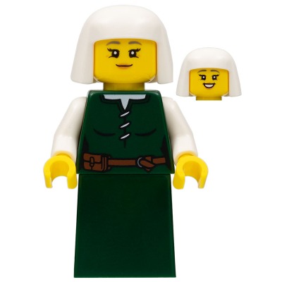 [TOY.CHAN] LEGO 樂高 18959 白色 頭飾 內梅斯頭巾-細節圖2