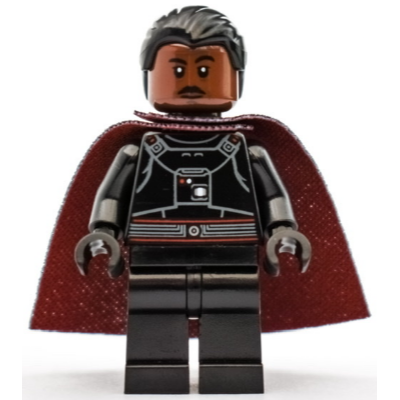 [TOY.CHAN] LEGO 樂高 19888pb02 雙色 黑色 深紅色 披風 彈性布料 3.9公分-細節圖2