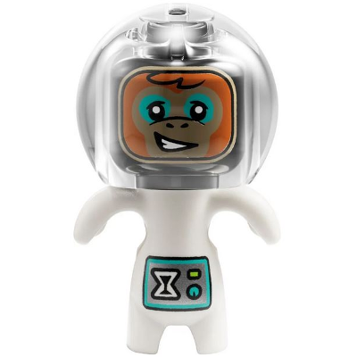 [TOY.CHAN] LEGO 樂高 3626pb3434 黑色 頭部 猴臉-細節圖2