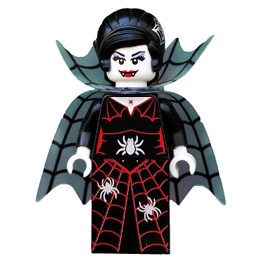 [TOY.CHAN] LEGO 樂高 3626pb1404 白色 頭部 女 吸血鬼 紅唇 獠牙-細節圖2