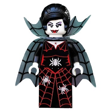 [TOY.CHAN] LEGO 樂高 3626pb1404 白色 頭部 女 吸血鬼 紅唇 獠牙-細節圖2