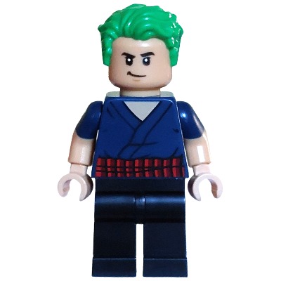 [TOY.CHAN] LEGO 樂高 23186 亮綠色 頭髮 側分凌亂短鬢角-細節圖2