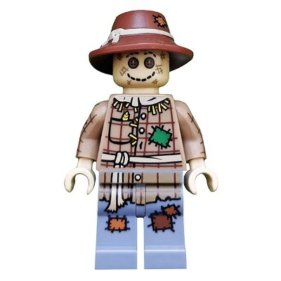 [TOY.CHAN] LEGO 樂高 13788pb01 紅棕色 帽子 寬邊 繫帶 沙色 補丁圖案-細節圖2