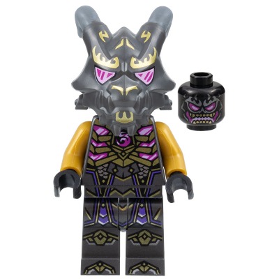 [TOY.CHAN] LEGO 樂高 86185 珍珠深灰色 頭盔 忍者 武士-細節圖3