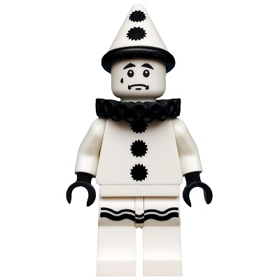 [TOY.CHAN] LEGO 樂高 12894pb01 白色 帽子 錐形 黑條紋 毛球紋樣-細節圖2