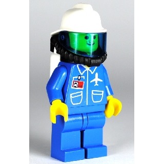 [TOY.CHAN] LEGO 樂高 2447 透深藍色 面罩 標準型-細節圖2