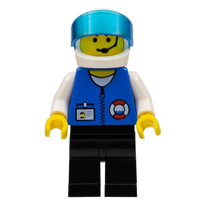 [TOY.CHAN] LEGO 樂高 2447 透深藍色 面罩 標準型-細節圖4