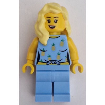 [TOY.CHAN] LEGO 樂高 970c00 亮淺藍色 腿部 素色-細節圖4