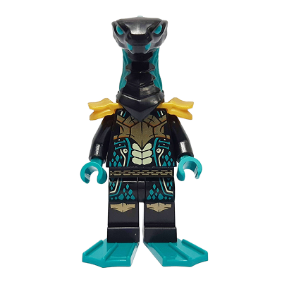 [TOY.CHAN] LEGO 樂高 49588pb02 黑色 頭部 蛇頭 閉口 眼部印花 毒牙 火焰紋章-細節圖4