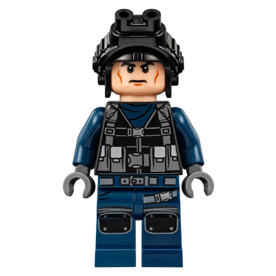 [TOY.CHAN] LEGO 樂高 3626pb0704 淺膚色 頭部 嚴肅-細節圖2
