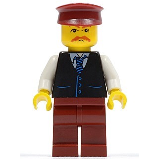 [TOY.CHAN] LEGO 樂高 3626pb0041 黃色 頭部 濃眉鬍鬚-細節圖3