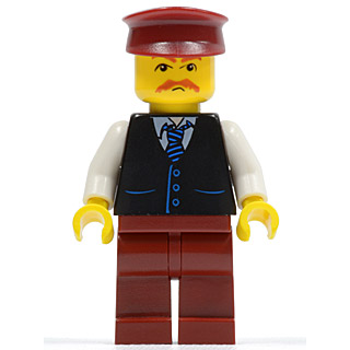 [TOY.CHAN] LEGO 樂高 3626pb0041 黃色 頭部 濃眉鬍鬚-細節圖3