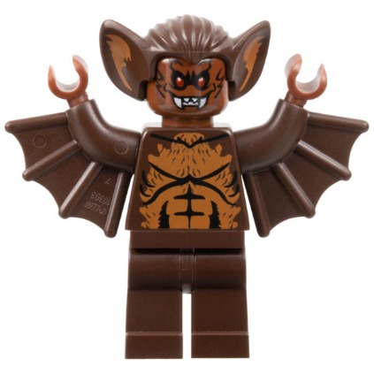 [TOY.CHAN] LEGO 樂高 10301pb01 深棕色 頭髮 蝙蝠耳 中膚色內耳-細節圖2