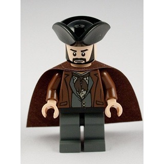 [TOY.CHAN] LEGO 樂高 2544 黑色 海盜帽 三角帽-細節圖3