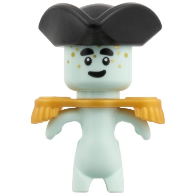 [TOY.CHAN] LEGO 樂高 2544 黑色 海盜帽 三角帽-細節圖4