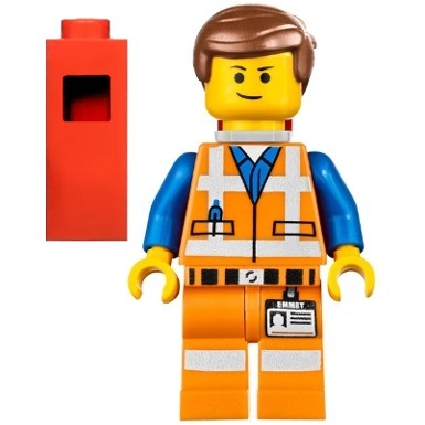 [TOY.CHAN] LEGO 樂高 3626pb1028 黃色 頭部 雙面 艾密特 表情-細節圖2