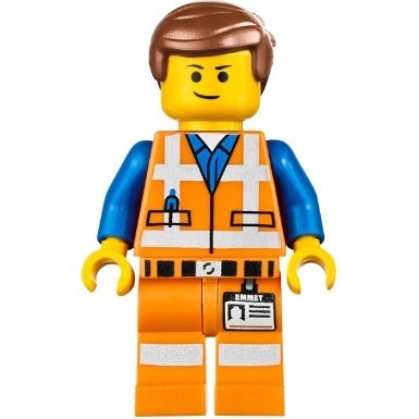 [TOY.CHAN] LEGO 樂高 3626pb1028 黃色 頭部 雙面 艾密特 表情-細節圖4