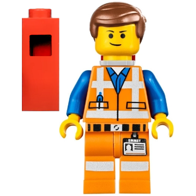 [TOY.CHAN] LEGO 樂高 3626pb1028 黃色 頭部 雙面 艾密特 表情-細節圖2