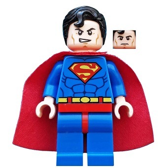 [TOY.CHAN] LEGO 樂高 3626pb0636 淺膚色 頭部 超人 雙面 眉毛 皺眉 堅定表情-細節圖3
