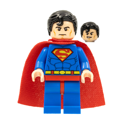 [TOY.CHAN] LEGO 樂高 3626pb0636 淺膚色 頭部 超人 雙面 眉毛 皺眉 堅定表情-細節圖2