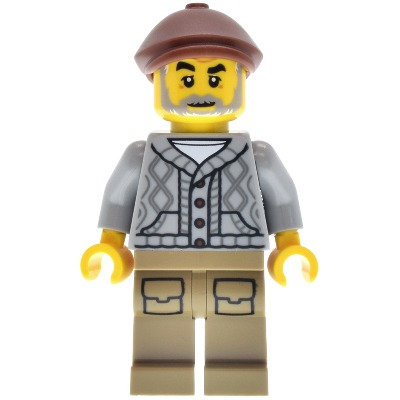 [TOY.CHAN] LEGO 樂高 2514 紅棕色 帽子 平頂帽-細節圖2