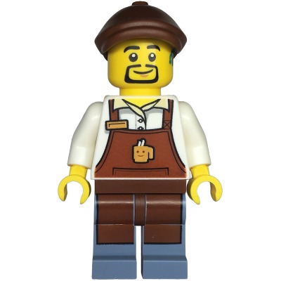 [TOY.CHAN] LEGO 樂高 2514 紅棕色 帽子 平頂帽-細節圖3