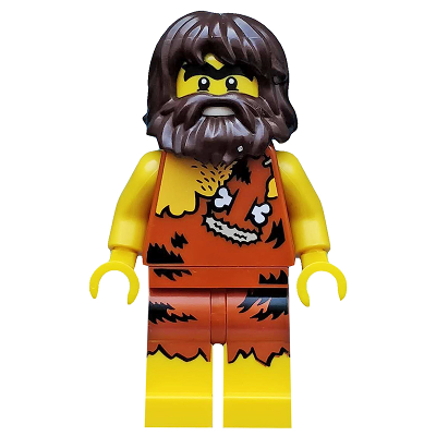 [TOY.CHAN] LEGO 樂高 87999 深棕色 頭髮 連鬍子 露嘴孔-細節圖3