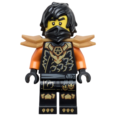[TOY.CHAN] LEGO 樂高 7549 珍珠金色 肩甲 寬版 雙垂片 背2凸點-細節圖3
