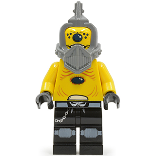 [TOY.CHAN] LEGO 樂高 85942 深藍灰色 頭盔 尖刺 網格 開口 素色-細節圖3