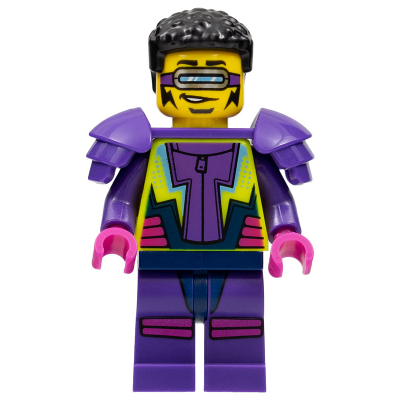 [TOY.CHAN] LEGO 樂高 37614 深紫色 肩甲 尖肩稜紋-細節圖2