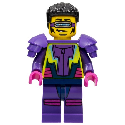 [TOY.CHAN] LEGO 樂高 37614 深紫色 肩甲 尖肩稜紋-細節圖2