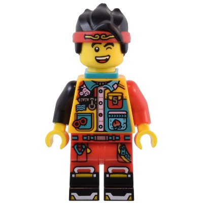 [TOY.CHAN] LEGO 樂高 3626pb3496 黃色 頭部 雙面 粗眉 眨眼 露齒笑 憤怒張嘴-細節圖2