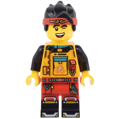 [TOY.CHAN] LEGO 樂高 3626pb3496 黃色 頭部 雙面 粗眉 眨眼 露齒笑 憤怒張嘴-細節圖4