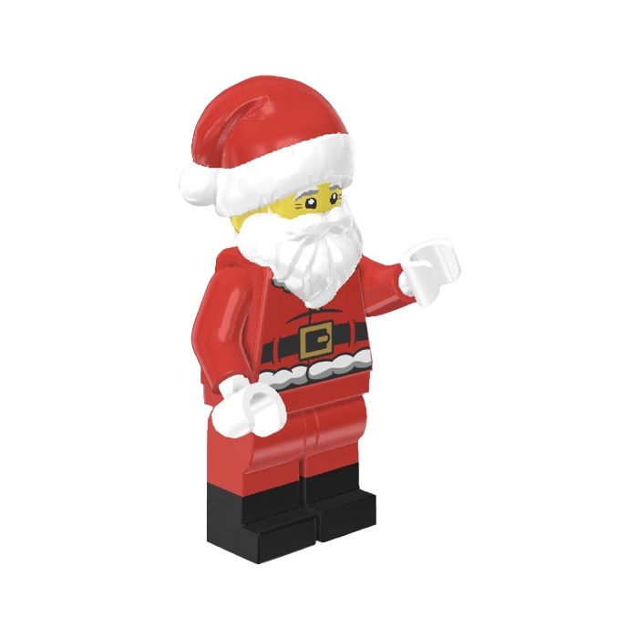 [TOY.CHAN] LEGO 樂高 973pb5898c01 紅色 身體 聖誕外套 金色皮帶扣-細節圖3