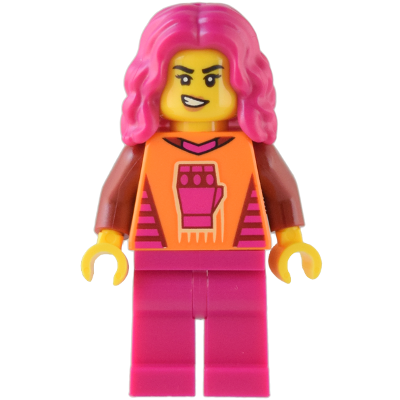 [TOY.CHAN] LEGO 樂高 3626pb3216 黃色 頭部 雙面 黑色眉毛 睫毛 中膚色唇-細節圖4