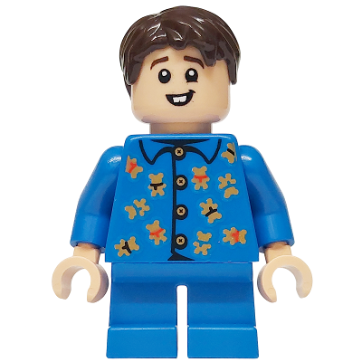 [TOY.CHAN] LEGO 樂高 3626pb3550 淺膚色 頭部 深棕眉 牙縫 微笑-細節圖3