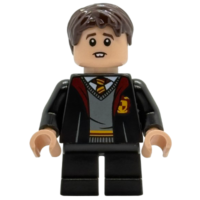 [TOY.CHAN] LEGO 樂高 3626pb3550 淺膚色 頭部 深棕眉 牙縫 微笑-細節圖4
