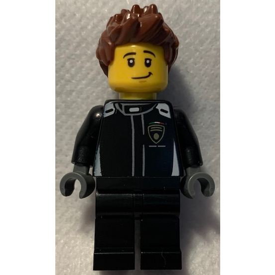 [TOY.CHAN] LEGO 樂高 3626pb2308 黃色 頭部 中膚色 雙面 露齒笑-細節圖3