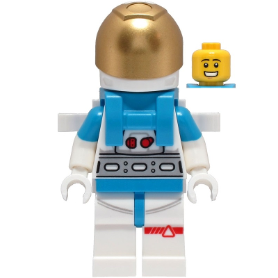 [TOY.CHAN] LEGO 樂高 3626pb2308 黃色 頭部 中膚色 雙面 露齒笑-細節圖4