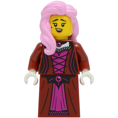 [TOY.CHAN] LEGO 樂高 3626pb2963 黃色 頭部 雙面 中膚色嘴唇 黑眉美人痣 歪嘴笑 驚訝嘴-細節圖2